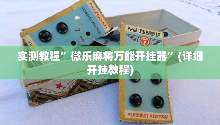 实测教程”微乐麻将万能开挂器”(详细开挂教程)