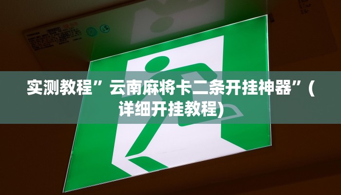 实测辅助”白金岛跑得快开挂神器”其实确实有挂