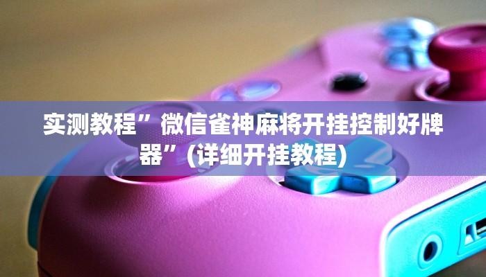 实测教程”微乐双扣辅助神器开挂”(详细开挂教程)