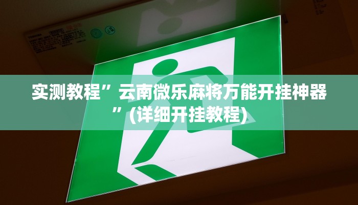 实测教程”新版德扑之星透视挂作弊方法”(详细开挂教程)