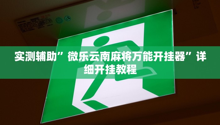 开挂辅助工具“微乐斗地主万能透视软件”其实确实有挂