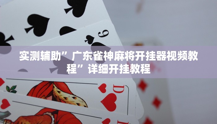 实测教程”巢湖麻将开挂神器”(详细开挂教程)