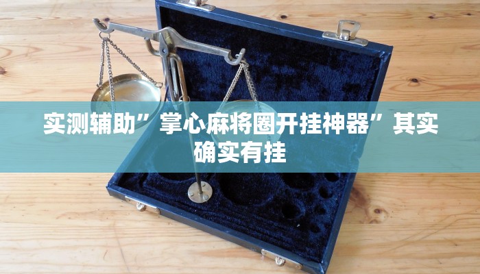 实测辅助”掌心麻将圈开挂神器”其实确实有挂