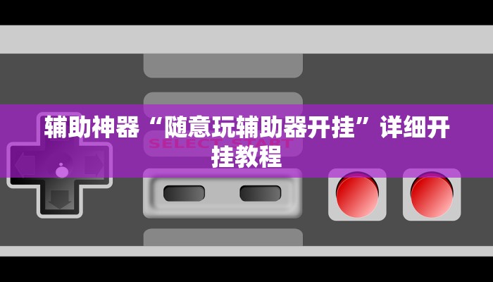 辅助神器“随意玩辅助器开挂”详细开挂教程