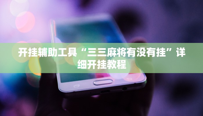 实测教程”wepoker辅助挂作弊”(详细开挂教程)