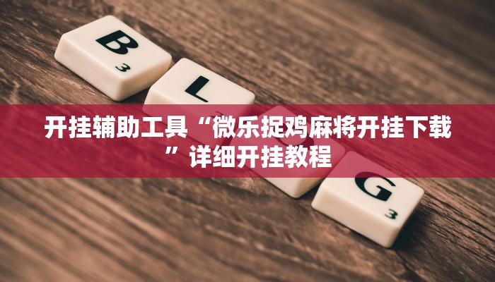 开挂辅助工具“微乐捉鸡麻将开挂下载”详细开挂教程