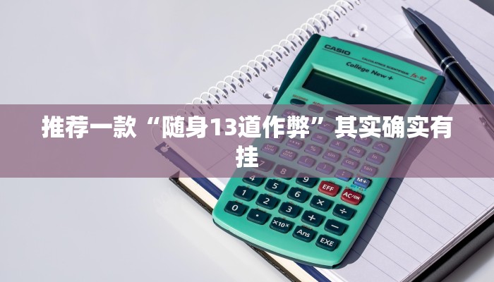 推荐一款“随身13道作弊”其实确实有挂
