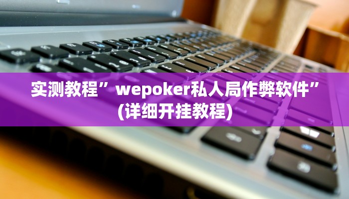 实测教程”wepoker私人局作弊软件”(详细开挂教程)