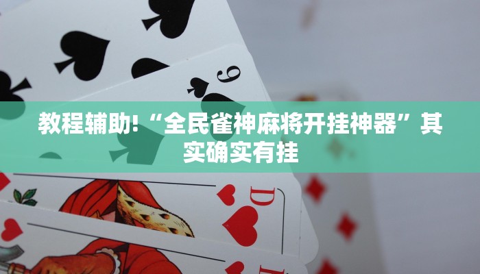 教程辅助!“全民雀神麻将开挂神器”其实确实有挂