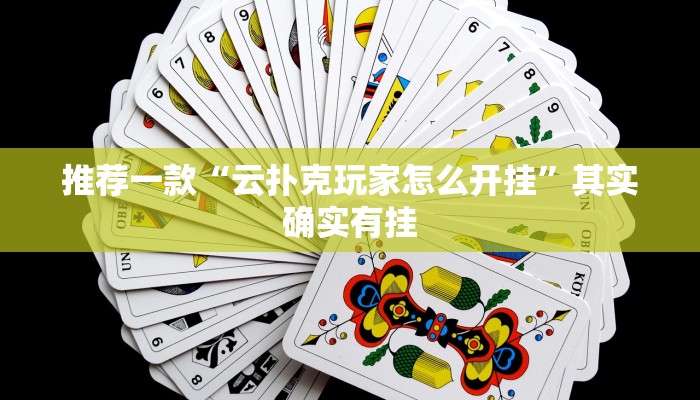 推荐一款“云扑克玩家怎么开挂”其实确实有挂