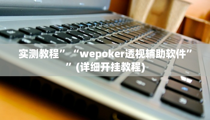 实测教程”“wepoker透视辅助软件””(详细开挂教程)
