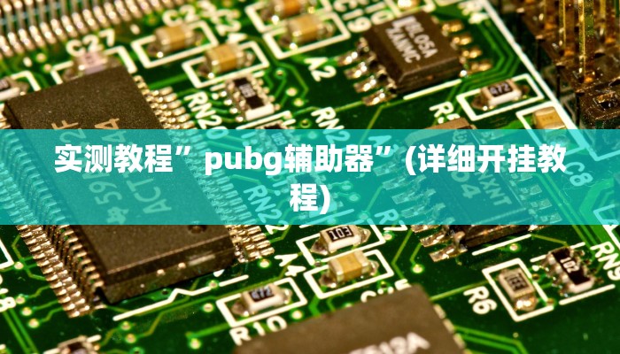 实测教程”pubg辅助器”(详细开挂教程)