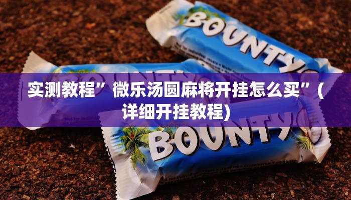 实测教程”微乐汤圆麻将开挂怎么买”(详细开挂教程)