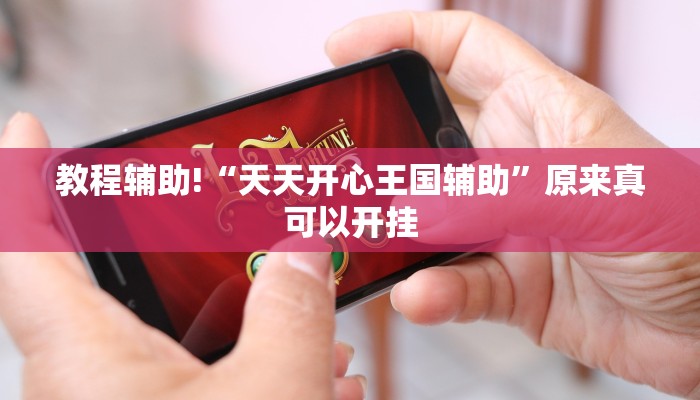 教程辅助!“天天开心王国辅助”原来真可以开挂
