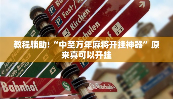 教程辅助!“中至万年麻将开挂神器”原来真可以开挂