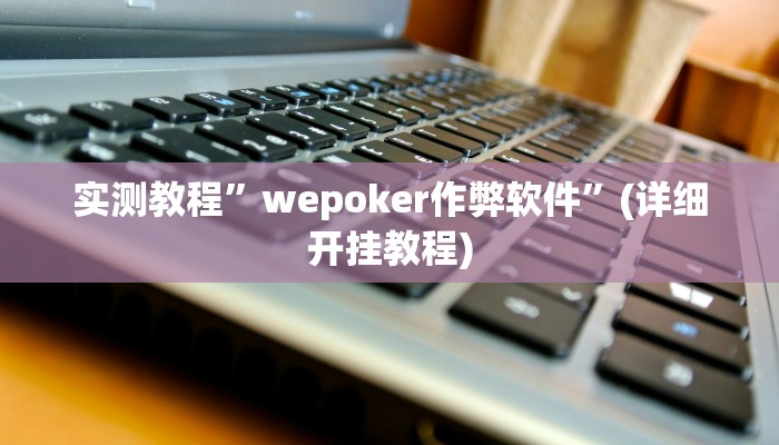 实测教程”wepoker作弊软件”(详细开挂教程)