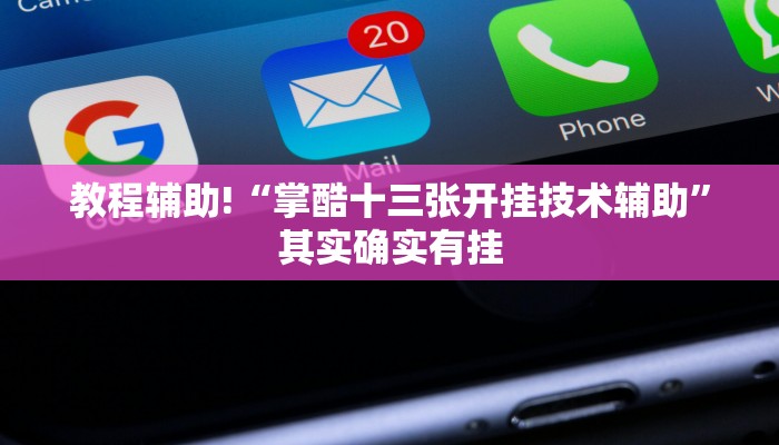 教程辅助!“掌酷十三张开挂技术辅助”其实确实有挂