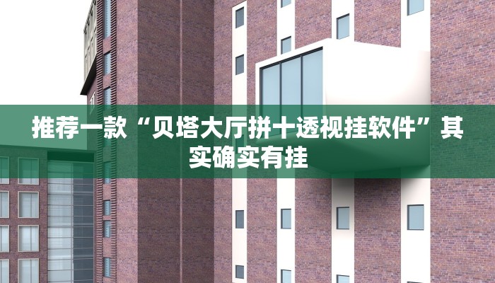 推荐一款“贝塔大厅拼十透视挂软件”其实确实有挂