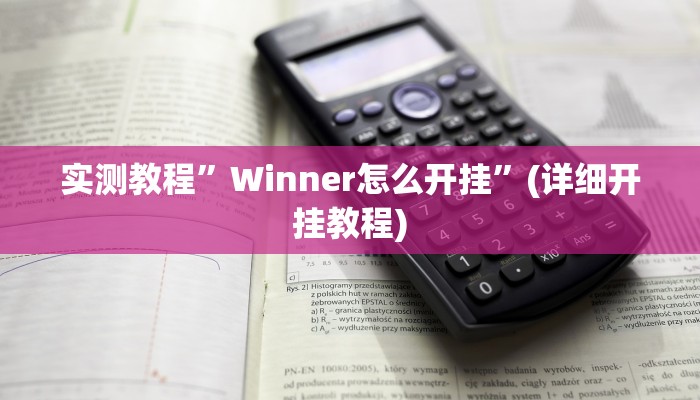 实测教程”Winner怎么开挂”(详细开挂教程)