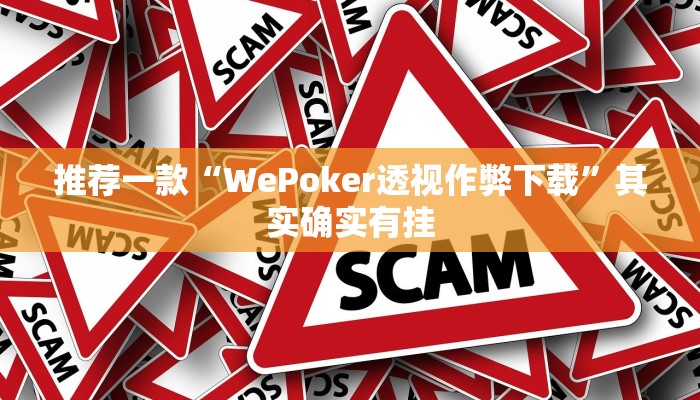 推荐一款“WePoker透视作弊下载”其实确实有挂