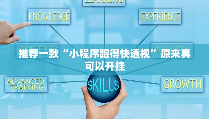 推荐一款“小程序跑得快透视”原来真可以开挂