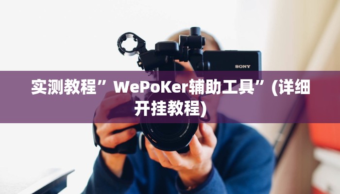 实测教程”WePoKer辅助工具”(详细开挂教程)