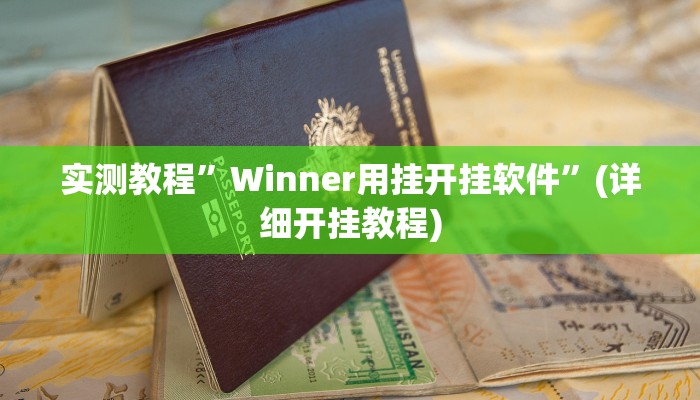 实测教程”Winner用挂开挂软件”(详细开挂教程)