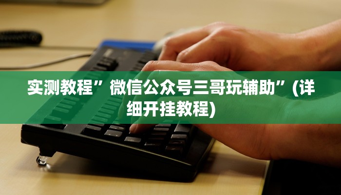 实测教程”微信公众号三哥玩辅助”(详细开挂教程)