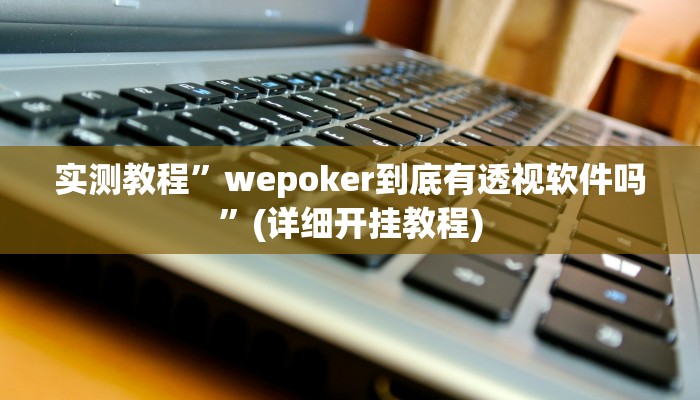 实测教程”wepoker到底有透视软件吗”(详细开挂教程)